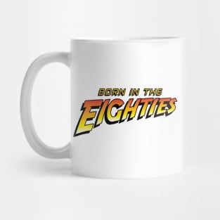 Born in the eighties 80's movie birthday gift idea Mug